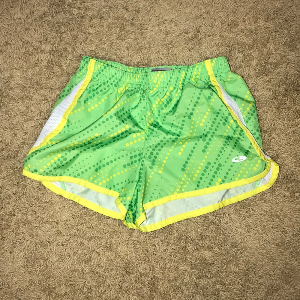 green champion athletic shorts